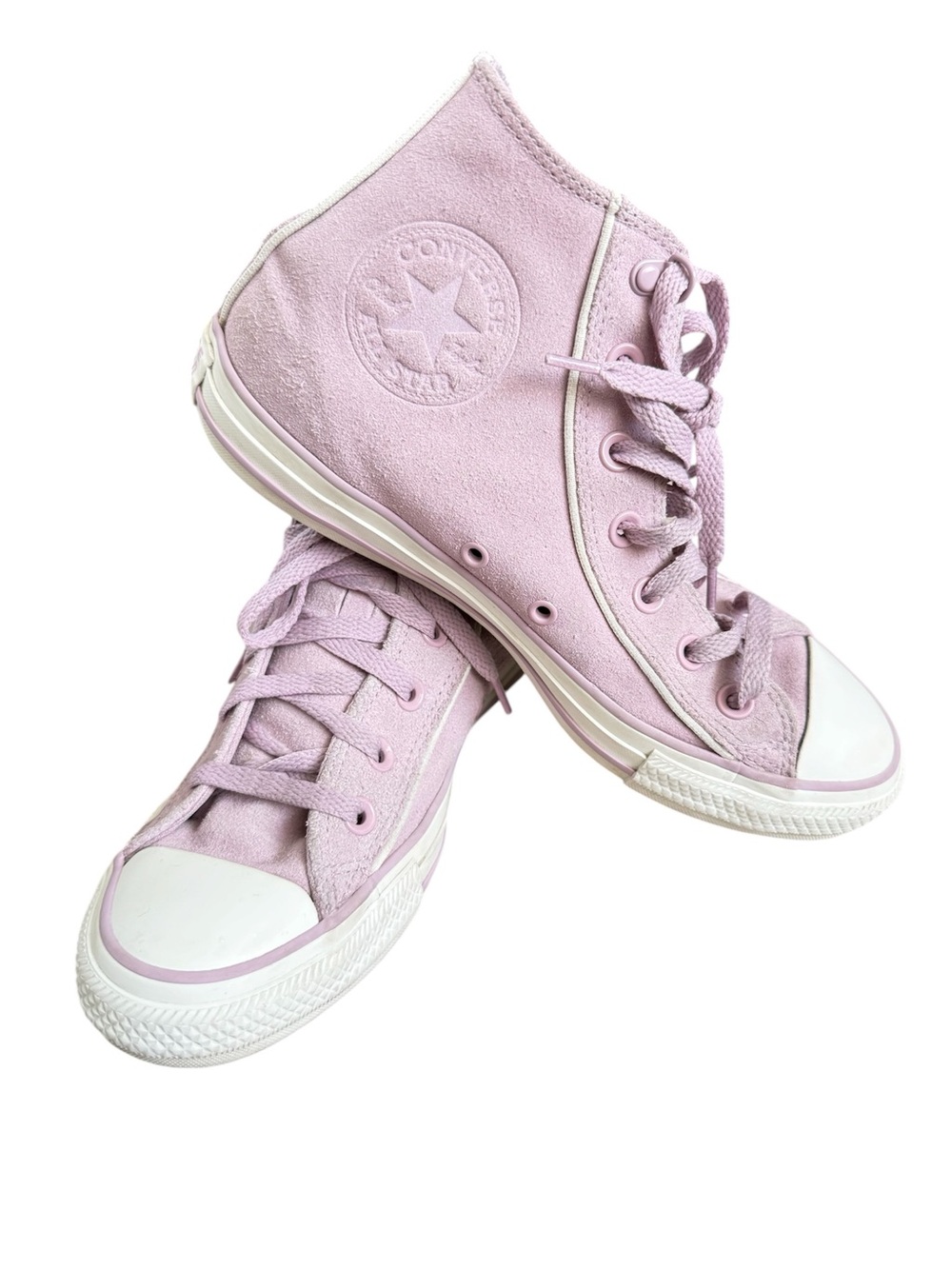 Converse All Star Suede Leather CTAS HI TOP Phatom Violet Women’s Size8